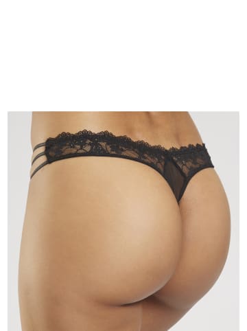 PETITE FLEUR GOLD String-Ouvert in schwarz
