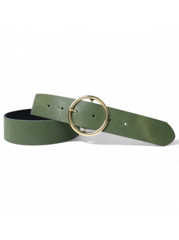 FRONHOFER Ledergürtel in Khaki