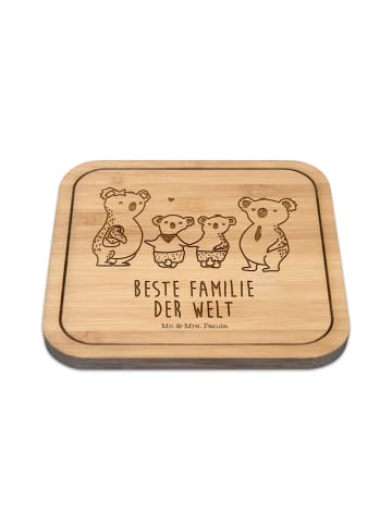 Mr. & Mrs. Panda Bierdeckel Koala Familie zwei mit Spruch in Transparent