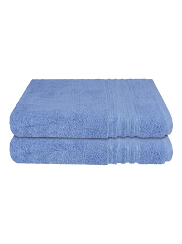Schiesser Duschtuch Milano im 2er Set in Hellblau