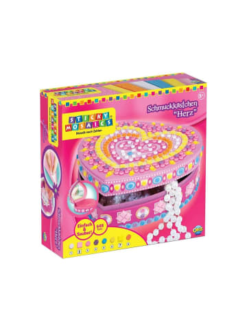 InVento Bastelset Sticker Mosaik Schmuckkästchen Herz - ab 5 Jahre