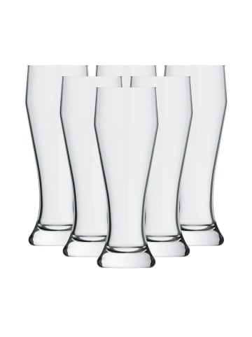 Rastal 6er Set Weizenbiergläser Ranft in Transparent 0,5 l in transparent