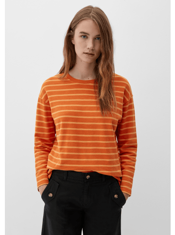 s.Oliver T-Shirt langarm in Orange