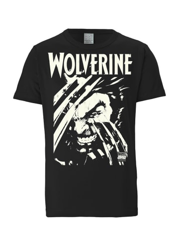 Logoshirt T-Shirts Marvel Comics - Wolverine in schwarz