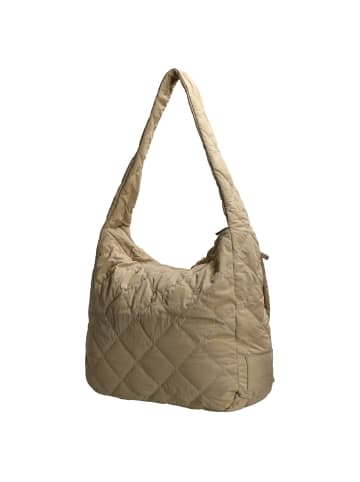Seidenfelt Hetta Maxi Hobo - Schultertasche 42 cm (cool grey) in soft toffee