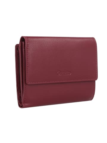 Esquire Viktoria Geldbörse RFID Leder 12 cm in rot