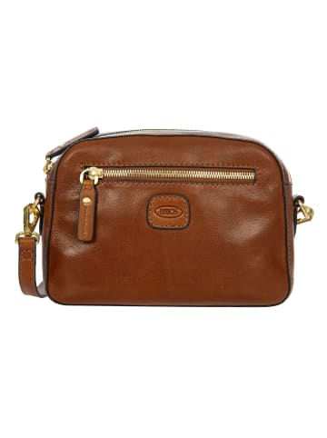 BRIC`s Volterra Umhängetasche Leder 21 cm in tobacco