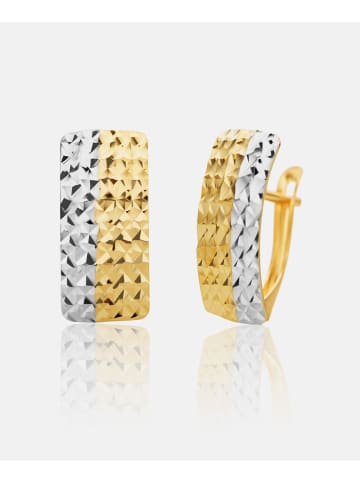 Diamant L'éternel Ohrringe aus 585 Gelbgold