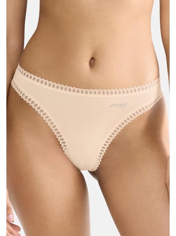 Sloggi String GO Crush in Beige / rosa