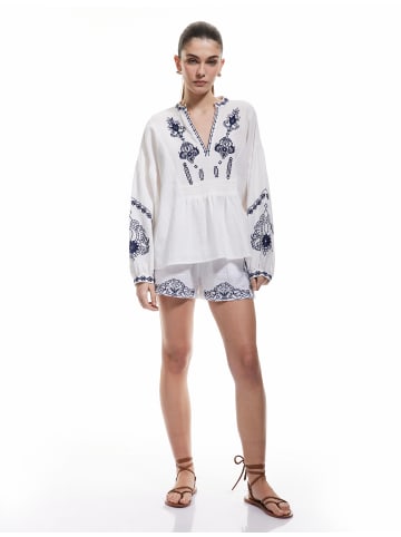 KOTON BLUSE LS in Ekru