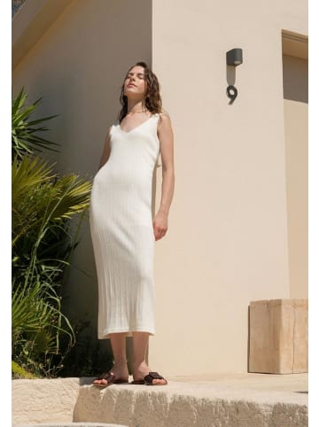 Organication Maxikleid "WOR19419" in Cremeweiß