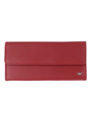Golden Head Polo Geldbörse RFID Schutz Leder 19.5 cm rot