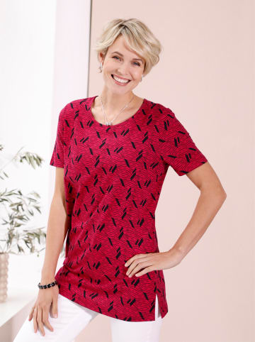 Sieh an! Longshirt in erdbeere-bedruckt