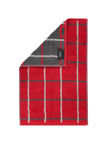 Cawö Gästetuch Noblesse Square 1079 27 Rot in Rot