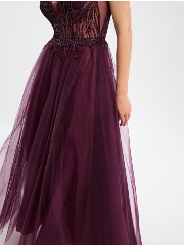 LAONA Kleid in aubergine - 0001