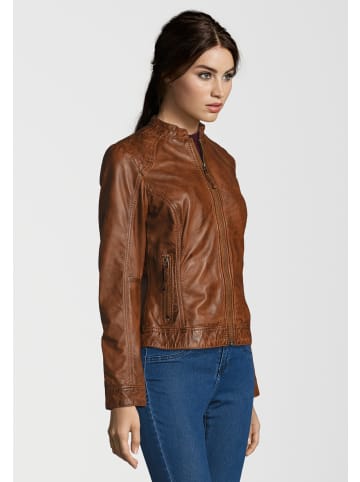 H.I.S Lederjacke SALENA in cognac