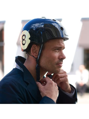 Melon® Fahrradhelm »8 Ball« für Damen, Herren und Kinder in schwarz