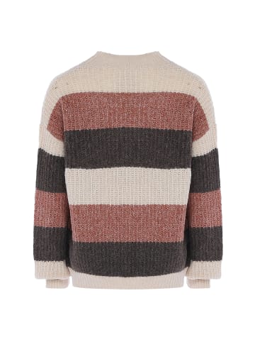 Tanuna Damen Sweater in BRAUN MEHRFARBIG