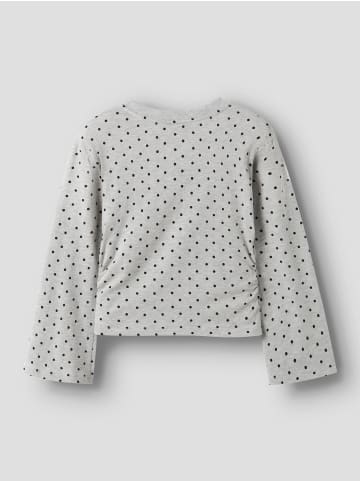 name it Oberteil mit langen Ärmeln in Light Grey Melange