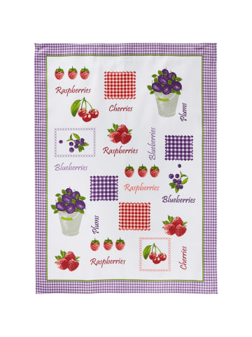 Erwin Müller Baumwolle Geschirrtuch 4er-Pack in Obst