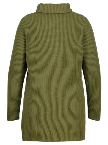 Ulla Popken Pullover in moosgrün