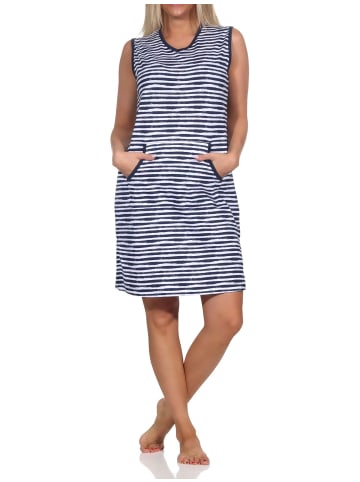 NORMANN Nachthemd Strandkleid Maritimer Look - 85949 in Allover