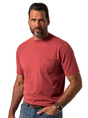 JP1880 Kurzarm T-Shirt in ziegelrot