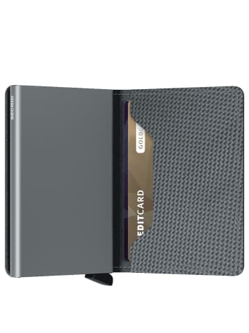 Secrid Carbon Slimwallet - Geldbörse RFID 6.8 cm in cool grey