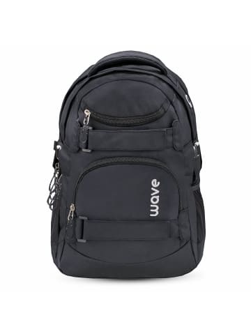 Wave Rucksack Tasche Infinity Schulrucksack Set 2 tlg "Black" Kinder Ranzen 10 Jahre