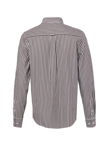 Gant Hemdbluse in schoko weiß - 0001