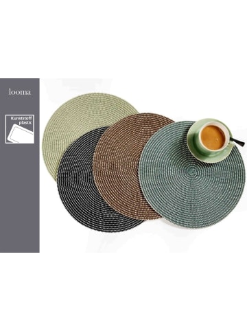 Ritzenhoff & Breker 6er Set Platzmatten Looma in Grau ø 36 cm