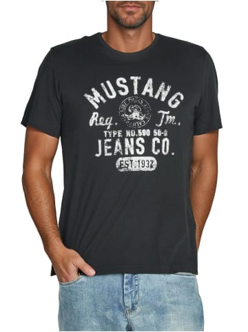 Mustang T-Shirt Basic Print 4er Pack in Mehrfarbig