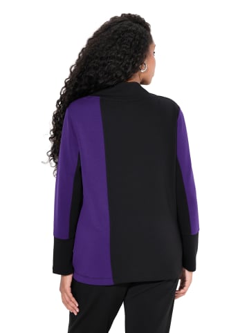 Ulla Popken Sweatshirt in schwarz