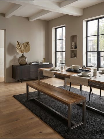 KADIMA DESIGN Esszimmerbank 120 x 46 x 45 cm Mango Massivholz / Metall Holzbank