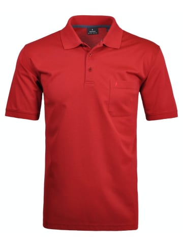 Ragman Poloshirt in Rot