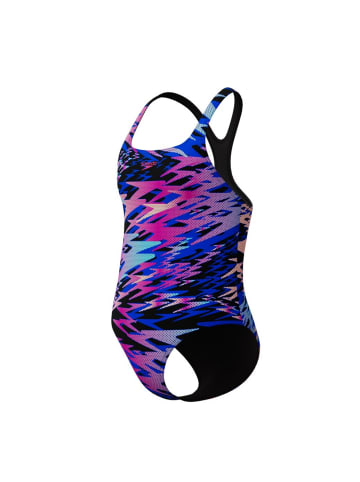 Speedo Hyperboom Print Medalist Badeanzug in bunt