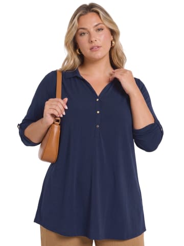Shape Of You Blouse in Dunkelblau
