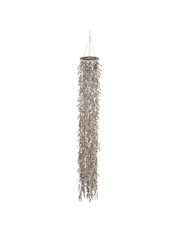 näve Pendelleuchte "KOKOS" in beige - (L)30 cm x (B)30 cm x (H)180 cm
