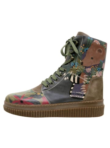 Dogo Future Boots - Bear and Flowers 41 in Schwarz