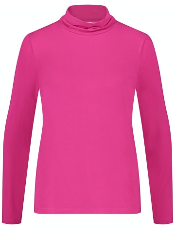 Gerry Weber Langarmshirt mit Faltenturtle in Rosa