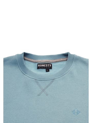 HONESTY RULES Sweat " Basic " in arctic-blue