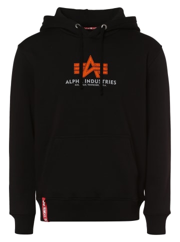 Alpha Industries Kapuzenpullover in schwarz