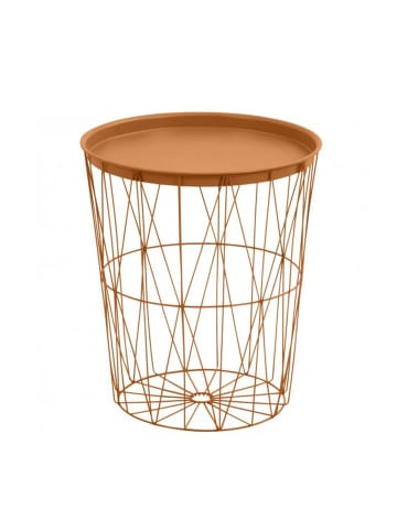 greemotion Beistelltisch mit abnhembarem Tablett - vielseitig & dekorativ in Kupfer