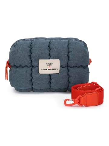 Les Visionnaires Unio Paris Umhängetasche 21 cm in denim blue