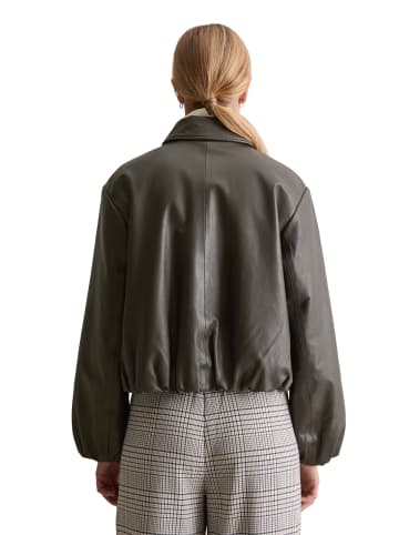 Marc O'Polo DENIM Lederblouson O-Shape in Black Espresso