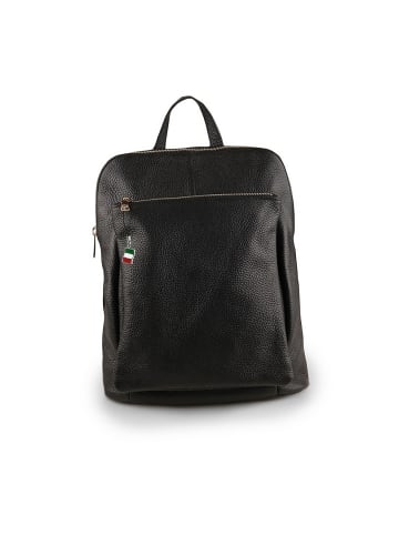 Florence Leder Cityrucksack Florence Rucksack schwarz ca. 30cm