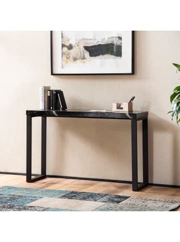 KADIMA DESIGN Konsolentisch Marmor-Optik Hochglanz 120x40x76 cm Design