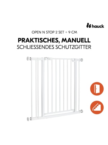 Hauck Türschutzgitter / Treppenschutzgitter Open in weiss