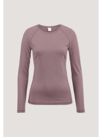 Hessnatur Hessnatur Wool-Silk Longsleeve aus Bio-Merinowolle mit Seide in altrosa