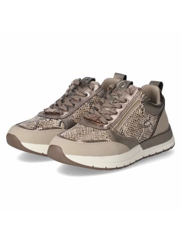 Tamaris Schnürhalbschuh in taupe